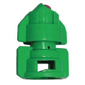 TDHS110015 Mlaznica s dvostrukim ventilatorom za ubrizgavanje zraka TDHS 110 ° 015 zelena keramika Agrotop