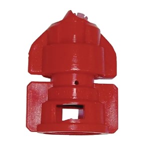 TDHS11004 Mlaznica s dvostrukim ventilatorom za ubrizgavanje zraka TDHS 110 ° 04 crvena keramika Agrotop