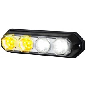 LA80031 Višenamjenska prednja svjetla LED, pravokutna, 12-24V, bijela, 147x37x42mm, 4 LED