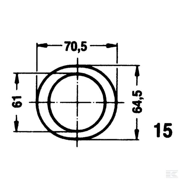 SD151000 Zaštitna cijev kardana komplet 1000 mm