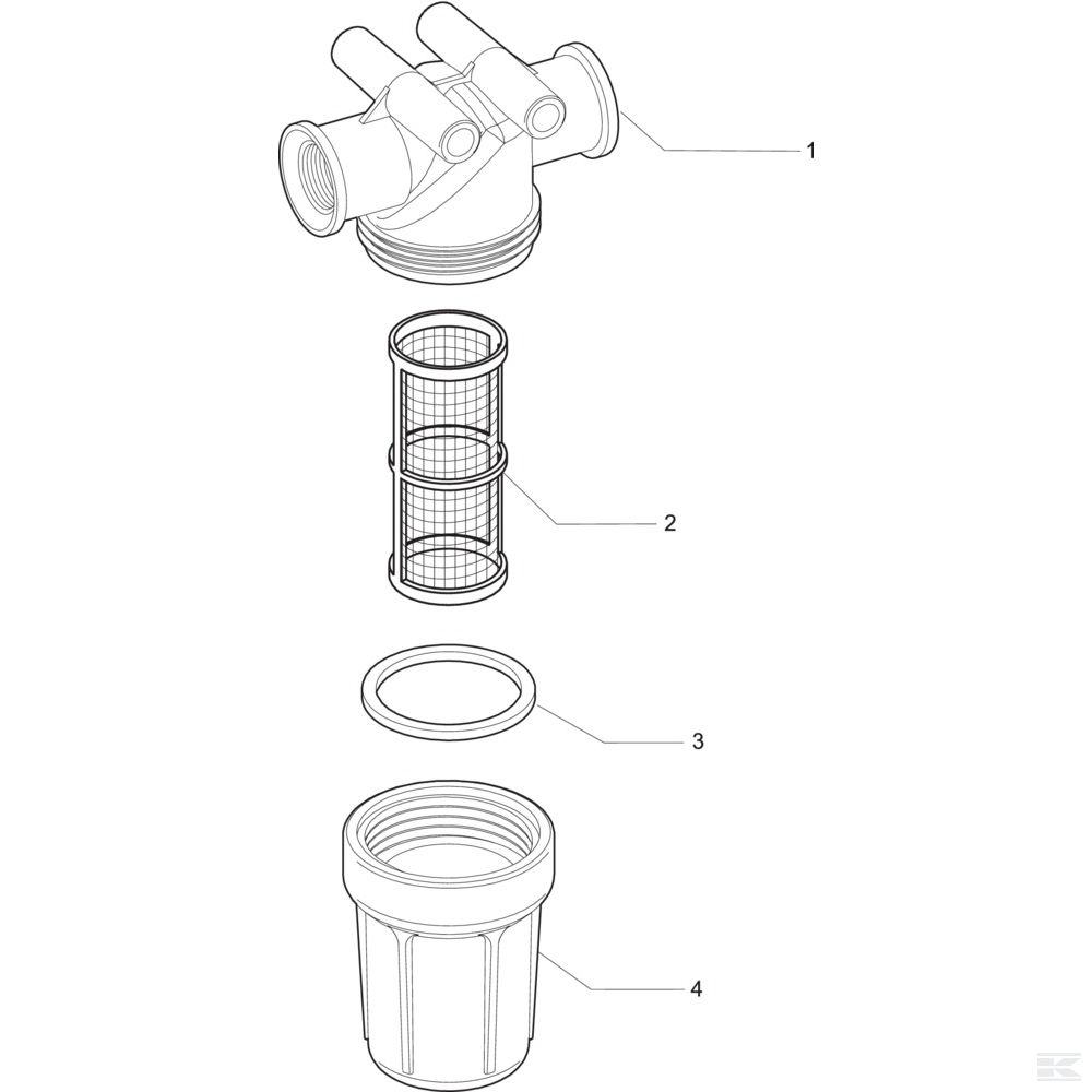 3240023 Filter vode 1/2 "80-100 l / min