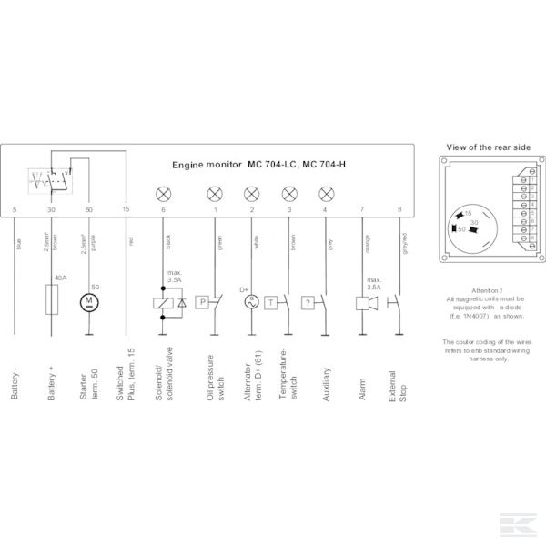 MB704H Kontrolna tabla motora MB704-H