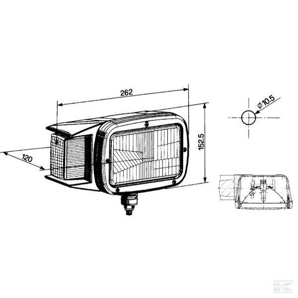 05479000 Prednje svjetlo desno COBO