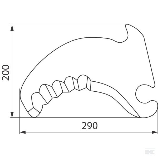 SM06761 Nož za Krone balirke