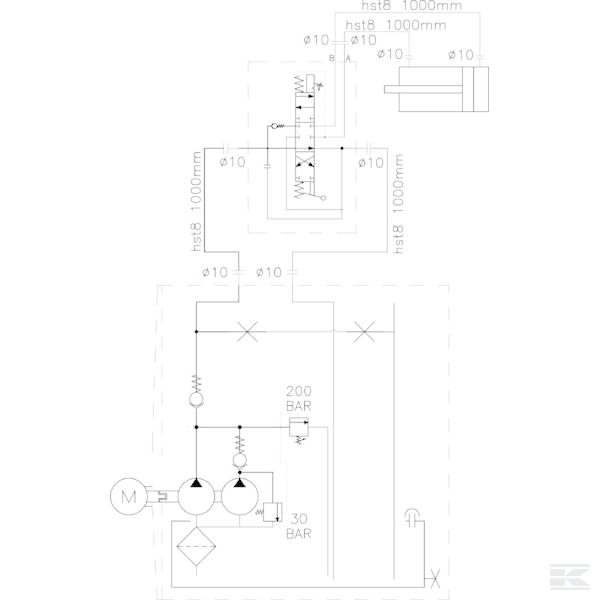 MPP85F001 Hidraulični univerzalni set MPP 230VAC 1,5kW 15L 10,9 / 3,8cc