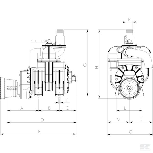 MEC8000M Vakumska pumpa standardna BP