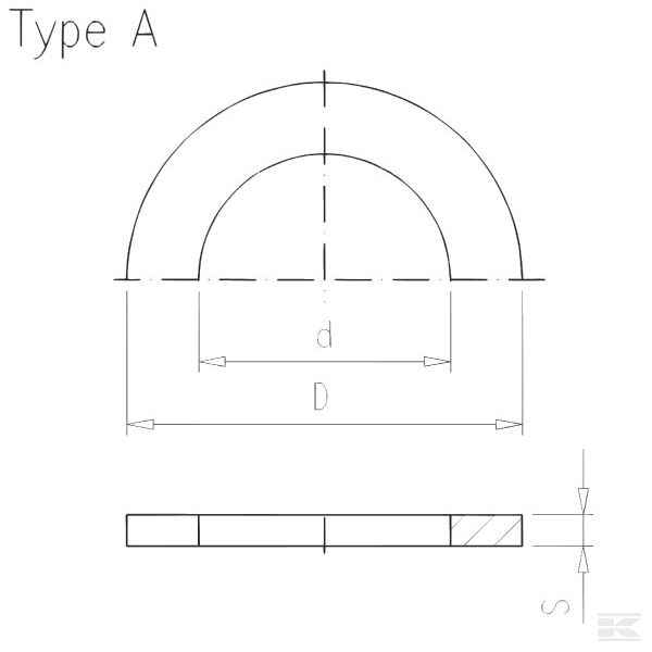 7160098Z Brtva PVC za štitnik 160 mm