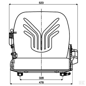 G1127770 Sjedalo PVC B12