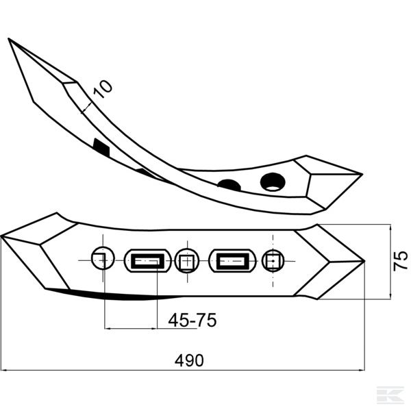 CP122 Motičica lijeva