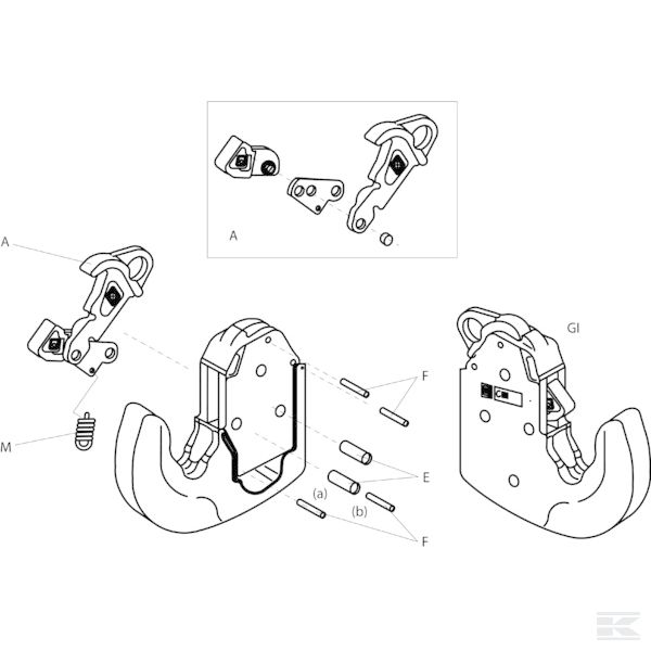 080137006 Komplet za popravljanje za Kat 3L, 3
