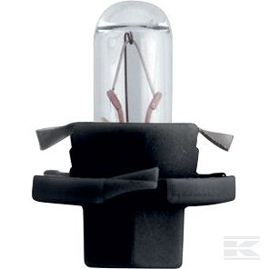 GL12625CP Žarulja BX8, 4D crna