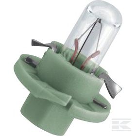 GL12628CP Žarulja BX8, 4D maslinasto zelena