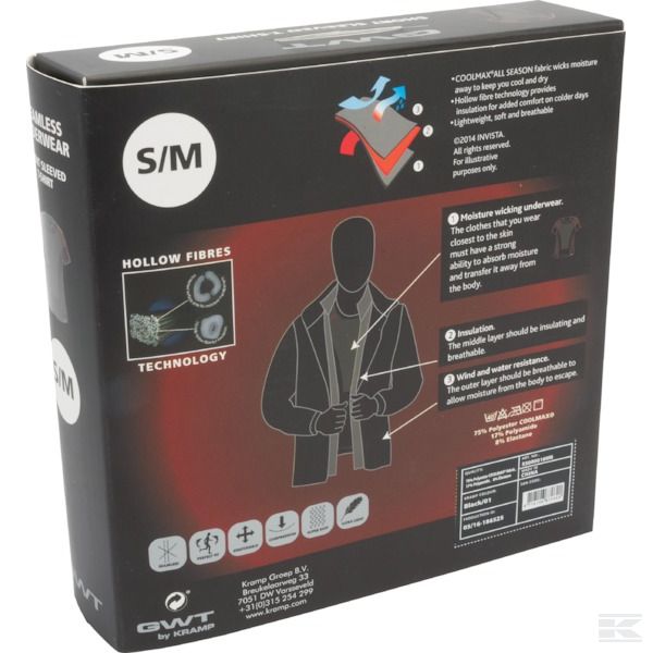 550010100M Majica Termo Cool GWT - kratki rukav