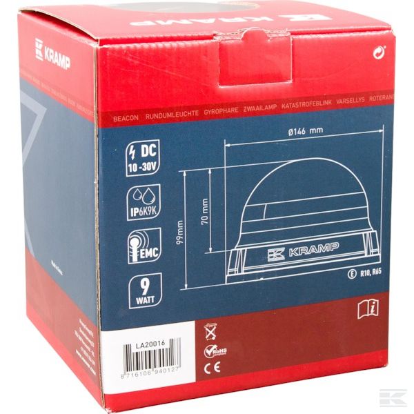 LA20016 Rotaciona lampa LED