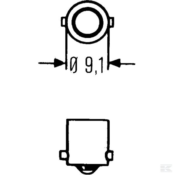 GL13929 Žarulja 24V 4W BA9s