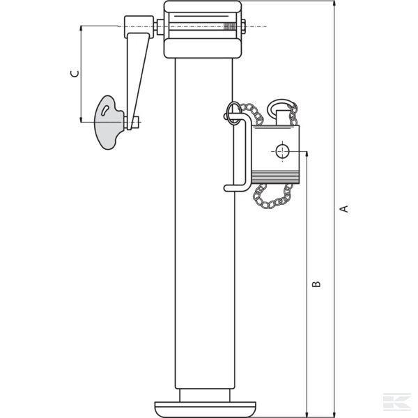 STRLR3152 Ručna dizalica s bočnom polugom