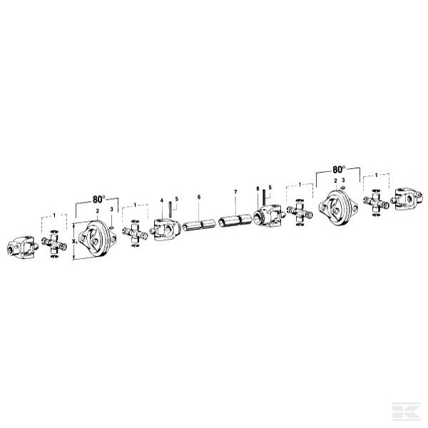 350600 Križ kardana