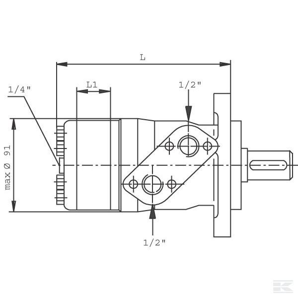 SMP1002ADGP Orbitalni motor SMP-100-2-AD-GP