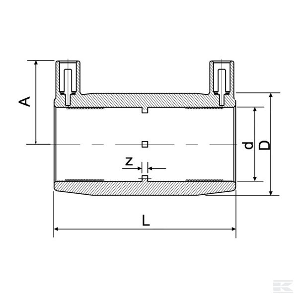 490104160 Čelični rukavac 160 mm SDR 11