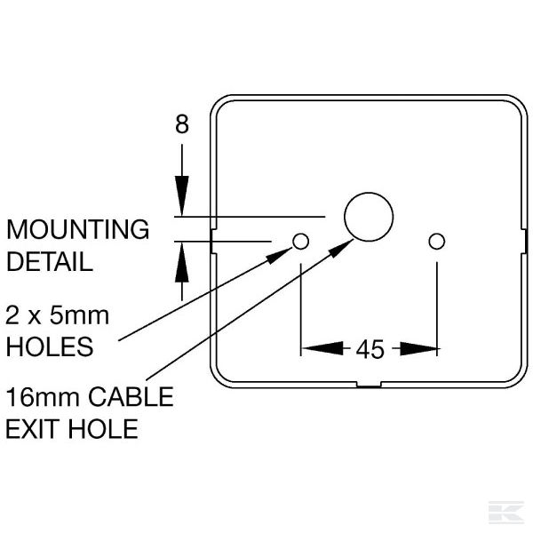 TOR4514 Prednja lampa narančasta / bijela