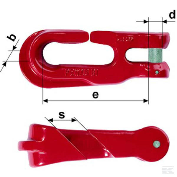 FW15452 Kuka za lance G 80, 8 mm