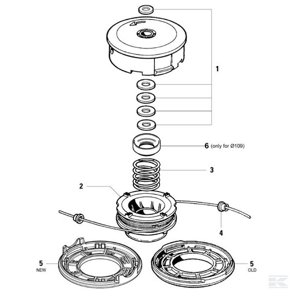 FGP015260 Poluautomatska glava za trimer
