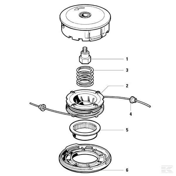 FGP015280 Poluautomatska glava za trimer