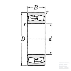 22208E1 Valjkasti ležaj