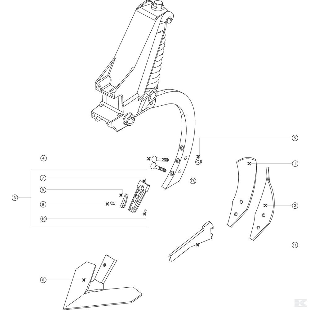 CP14SW8 Motičica 14,5" x 5 / 16" Horsch